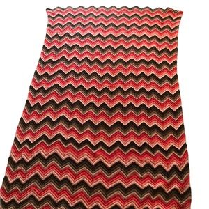 Hand Made Tri Color Crochet Sofa Blanket